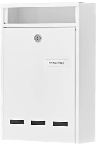 BURG-WÄCHTER, Boîte aux Lettres 771 WISMAR, Blanc, 12930