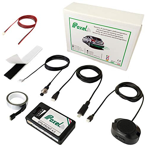 Proxel - Sensori di Parcheggio Elettromagnetici Invisibili, Anteriori, EPS-FRONT 4.0, Senza Forare il Paraurti, Kit Universale e Originale