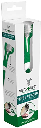 Vet's Best 3 Kopf Zahnbürste für Hunde