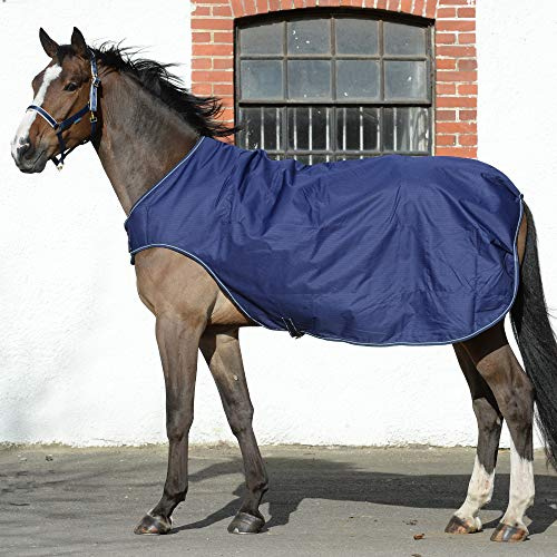 Bucas Walker Rug 50g - Navy/Silver - Nierendecke, Größe:145