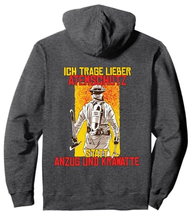 Ich trage lieber Atemschutz statt Anzug und Krawatte! Pullover Hoodie