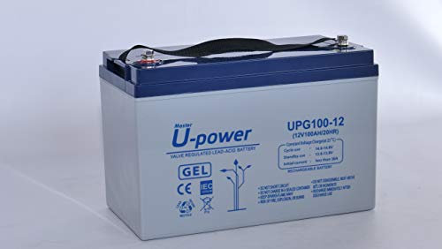 Master U-Power Batterie au Plomb Gel 100 Ah 12 V