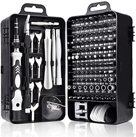 Juego de Destornilladores 135 en 1, Destornillador Torx Hex S2, Puntas de Destornillador, Destornillador, Llave de Bolsillo, reparación, Kit de Herramientas manuales para Ordenador portátil