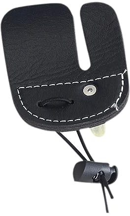Amagogo Bogenschießen Finger Tab Schutzausrüstung Finger Pads Rechts Linkshänder Bogen Finger Tabs Fingerschutz für Recurve Bogen
