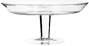 CRISTALICA Glasschale auf Fuß Tarta Höhe ca. 13cm