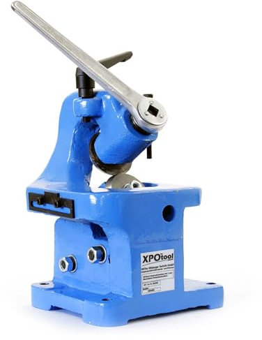 XPOtool Cisaille à tôle à molette Épaisseur de 3 mm Cisaille manuelle à levier Découpe droite et arrondie