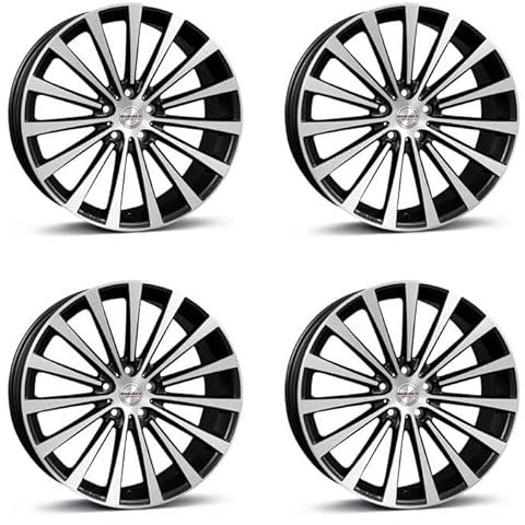 4x Borbet Felgen BLX 8.5x19 ET40 5x112 black polished matt kompatibel mit Mercedes A B C CL CLA E EQA EQB GLA GLB GLC GLK S SLC SLK