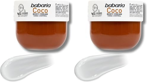Babaria Crema Corporal Hidratante Coco 400ml (Paquete de 2)