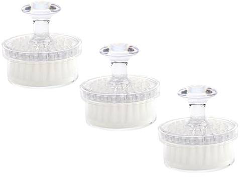 PLAFOPE 3pcs Facial Brush Face Exfoliator Brush Soft Bristles Manual Deep Cleansing for Sensitive Skin Daily Face Washing