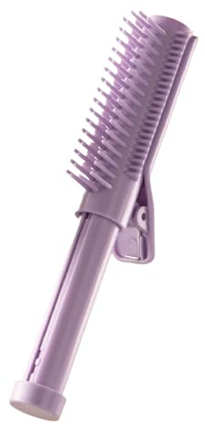 Brosse de coiffure pour femme - Brosse à cheveux bouclée rétractable - Brosse à cheveux bouclée - Pinces à racines pour femme - Brosse à cheveux rétractable - Brosse à cheveux - Brosse à cheveux