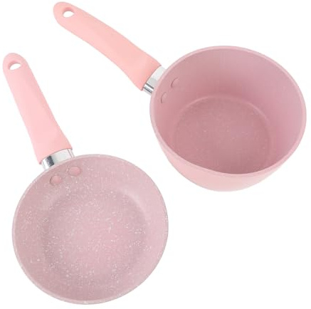Soupe en alliage en aluminium et pot à lait, anti-bâton amovible de cuisson à cuire sauce petite casserole pour poêle en céramique électrique
