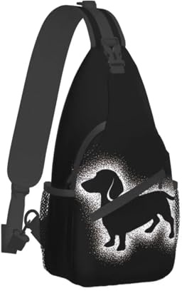 Dackel-Umhängetasche für Haustiere, Hund, Sport, Spritzer, Unisex, Damen, Herren, modisch, Schulterrucksack, Reisen
