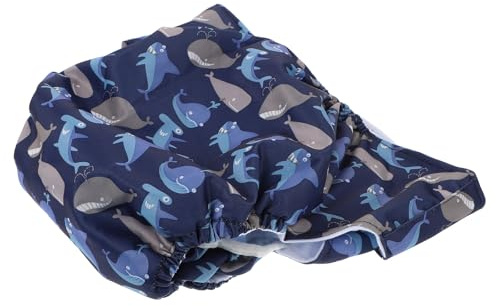Culotte Menstruelle Adulte Lavable Bleue, Tissu Imperméable, 1 Pièce | Absorbante et Respirante, Fermeture à Pression Réglable, Doublure Laine