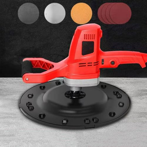 Cazzuola elettrica per cemento e malta da 1280 W, cazzuola elettrica per intonaco e calcestruzzo, strumento portatile per lisciare pareti, strumento per lisciare stucco e intonaco