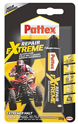 Pattex 100% Repair Extreme- Colle multi-matériaux ultra résistante en gel- tube 20 gr