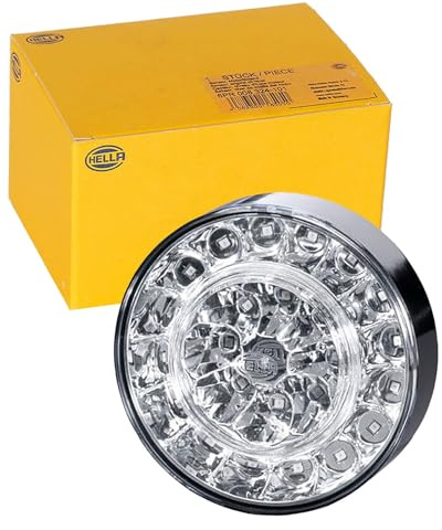 HELLA Rückleuchte - LED - 12V - Anbau - SAE - Lichtscheibenfarbe: glasklar | 2SD 009 362-201, Heckleuchte