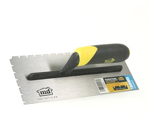 M-D Building Products 20046 3/16 in. x 1/4 in. x 1/2 in. Premium Flat V Notch Trowel