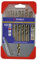 TIVOLY - Set punte per metalli ad alte performance - Speciale foratura per inox e acciai resistenti - 10 punte HSS cobalto Ø da 1 a 10 mm