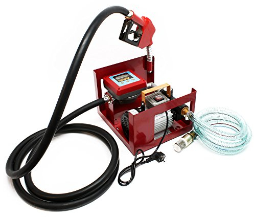Mini distributore diesel gasolio con pompa autoadescante 230V 550W 60 l/min e pistola erogatrice