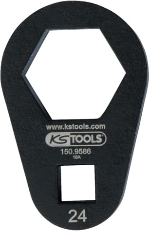 3/8 Einsteck-Ringschlüssel, extra flach, 24 mm