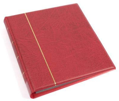 KOBRA Nr. FE Euro-Münzalbum ohne oder mit 5 Blättern für 15 Eurosätze im wattierten Norm-Ringbinder, 5 Farben ohne oder mit Kassette Nr. FK zur Auswahl (Rot, Album leer)