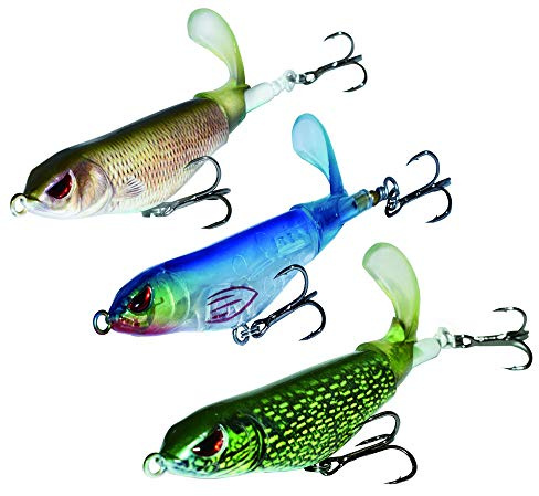 ods lure Fishing Lure Set Fishing Artificial Bait Whopper Plopper Hard Topwater Lure with Rotating Tail Hooks (Kit 1)
