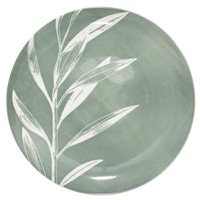Secret de Gourmet - Set aus 6 flachen tellern green h d26cm grün - Packung mit 6 Tellern