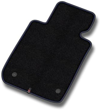 MOTOS Velours Premium Fahrermatte 1-teilig passend für BMW 7er E65 2002-2008 - Premium, Matt, Blau Fahrerseite - Erleben Sie neuen Fahrkomfort mit einem Velours-Fahrermatte passend für Ihr Auto