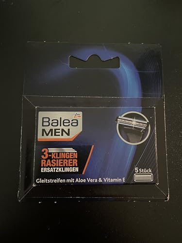 Balea MEN Rasierklingen, 3-Klingen Rasierer, 5 St