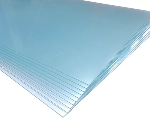 Rahmendesign24 Acrylglas Kunstglas Platten 1mm | 60x80 | Set á 3 Stück | Kunstglas Polystyrol