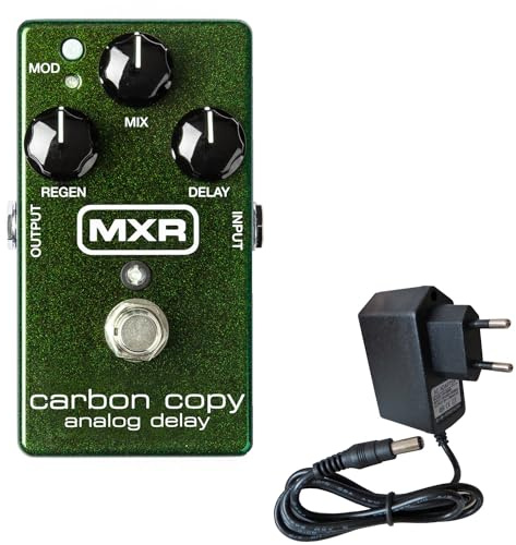 MXR M169 Effektgerät Carbon Copy Analog Delay Pedal + keepdrum Netzteil 9v