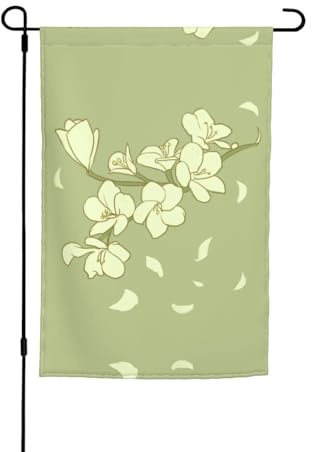 WZYCWB Bandera decorativa de jardín de 12 x 18 pulgadas, bandera decorativa de jardín, patio, balcón, patio, césped, patrón de begonia de dibujos animados
