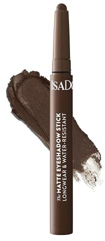 IsaDora - Matita ombretto, matita per gli occhi tutto in uno, utilizzabile come ombretto o eyeliner, waterproof, vegana, alternativa alla palette di ombretti in crema, 62, marrone (true brown)