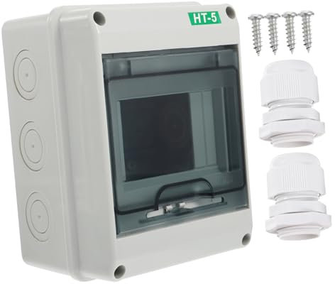 Artibetter Scatola Distribuzione Ht-5 per Esterni Giunzione Resistente Trasparente Installazione Facile Giardino e Casa