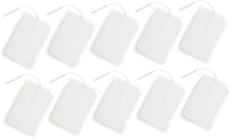 LRXIYODE 10stücke Pad Elektronische Massagepads Therapiemassagegerät Fitness-verletzungsreparatur Mit Geringer Impedanz Für Gleichmäßige Stromverteilung Und Mehr Komfort Robuste Konstruktio