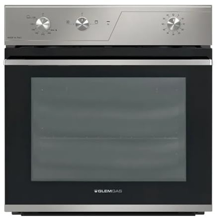 GFRF21IX - Forno elettrico e a gas, 69 Litri, grill, colore Inox e Nero, Classe energetica A