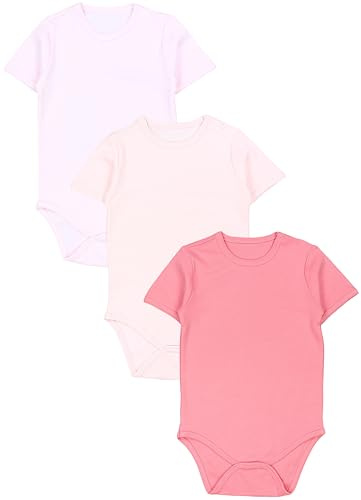 TupTam Baby Body Kurzarm – 3er Set aus 100% Baumwolle bis Größe 134