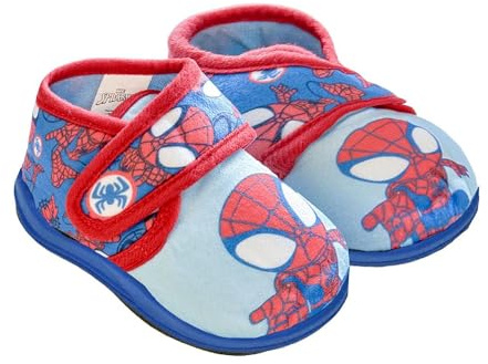 Zapatillas de Casa Media Bota Spidey licencia oficial | Pantuflas Spidey cómodas, suaves y antideslizantes