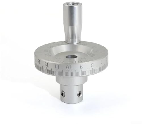 Drehmaschine aus Aluminiumlegierung mit mehreren Innenlochoptionen, präzise gravierte Skala und Oxidationsbehandlung für verbesserte Haltbarkeit in Werkstätten (6 mm)