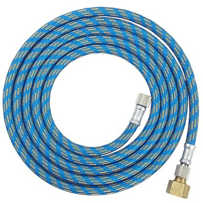 Zambuph 6 Foot Premium Airbrush Accessories Parts Air Compressor Hose Connection Durable Nylon Braided 1/8 Inch Fittings Airbrush Kit Compressor Air Brush Hose Painting