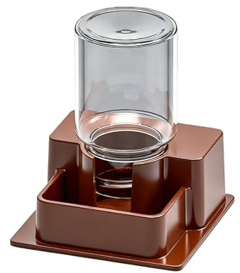 fbgnfihi Reptile Water Fountain, Reptile Detachable Feeding Bowl, Bearded Dragon Water Bowl Food Dispenser, for Chameleon Gecko Frog Hermit Crab Amphibian Terrarium Tank