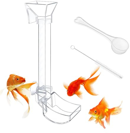 Tubo de alimentación de camarones, Kit de alimentador de Peces de Acuario, tamaño Compacto con Bandeja, característica de Detalle Claro, Utilidad de Plato, Uso doméstico para camarones