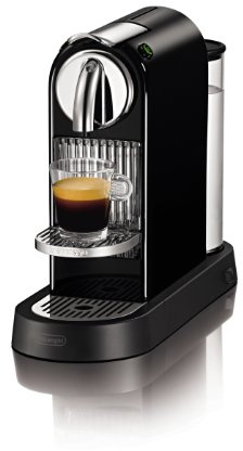 DeLonghi EN 165 B Nespresso Citiz 19 bar Flow Stop, black