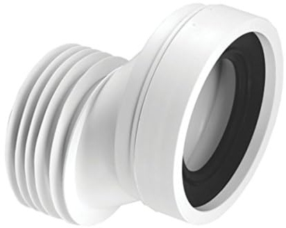 McAlpine WC-CON4A 40mm Offset Rigid WC Connector 97–107mm Inlet 4 (110mm) Outlet
