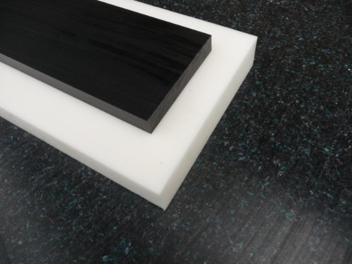 alt-intech® POM-Platte, 500 x 100 x 10 mm, Natur (Weiß), Industriell, Rohstoffe