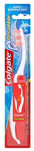 Colgate Portable Soft Toothbrushes (Pack of 4) Assorted Colours