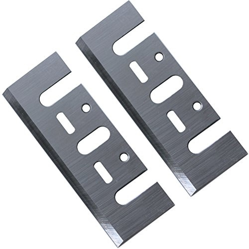 2 Stück Hobelmesser HSS Wendemesser 82 x 29 x 3 mm Ersatzmesser für Elektrohobel