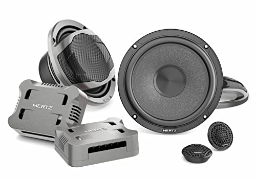 Hertz CK 165 F – 2-Wege-Komponentensystem mit Slim-Woofer 165 mm, 26-mm-Hochtöner, Passivweiche und Gitter, 270W Peak