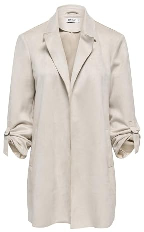 ONLY Onljoline Faux Suede Coat Cc OTW Giacca in similpelle da donna, Pumice Stone., XL
