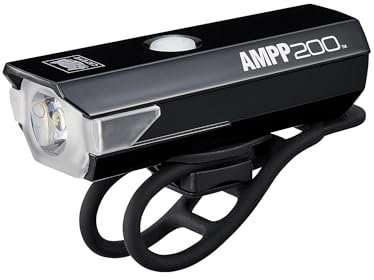 CatEye Unisex's AMPP 200 Front Bike Light Safety, Black, One Size